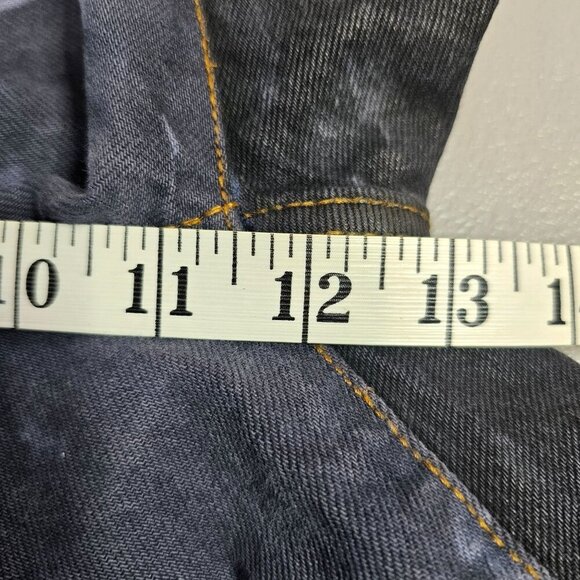 Revice Womens 29 Black Tie Dye Buttonfly High Rise Jeans - Picture 13 of 16